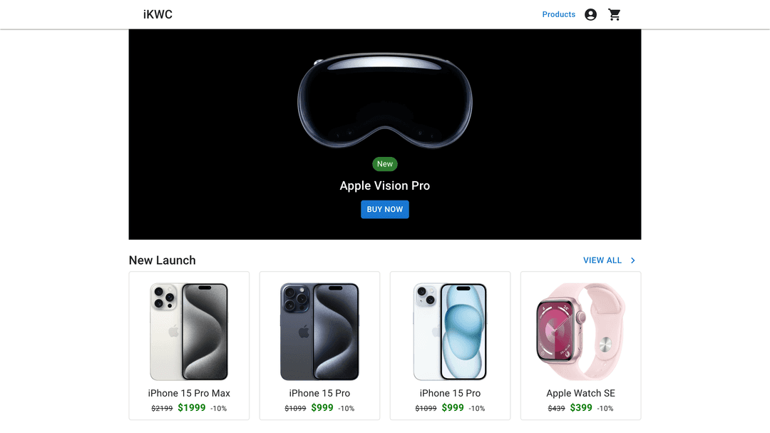 iKWC E-commerce Store